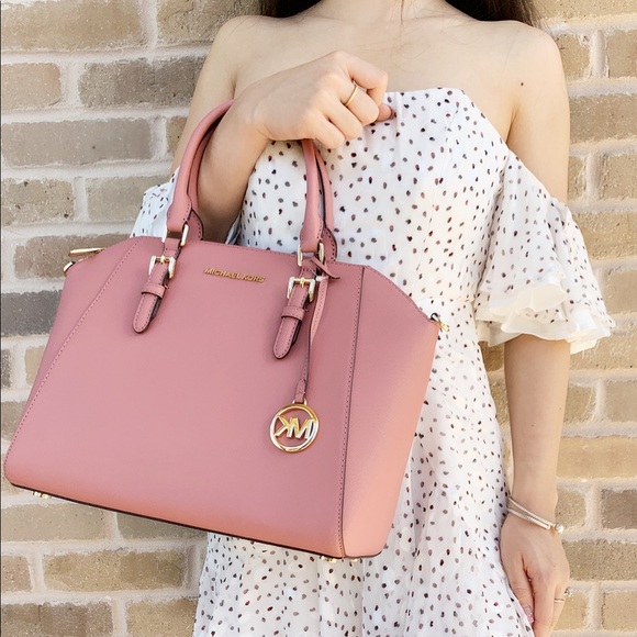 🎁Michael Kors Pink Satchel - Picture 3 of 5